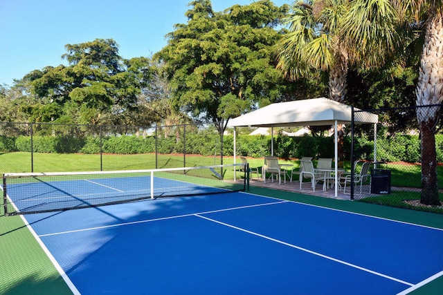 view of sport court featuring basketball court