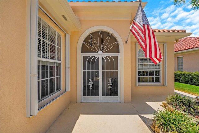 view of entrance to property