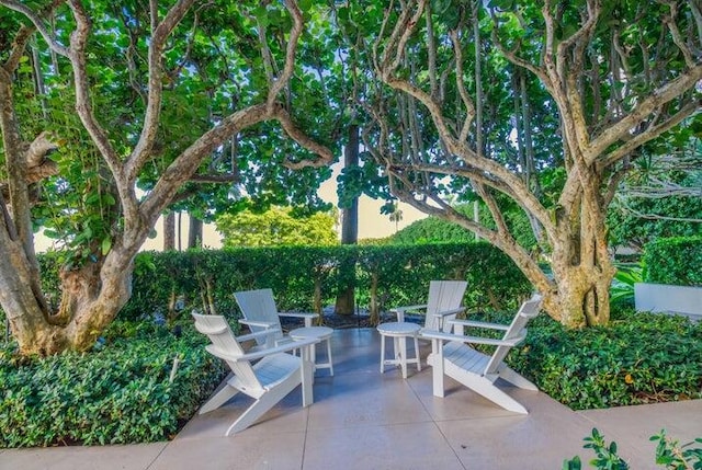 view of patio