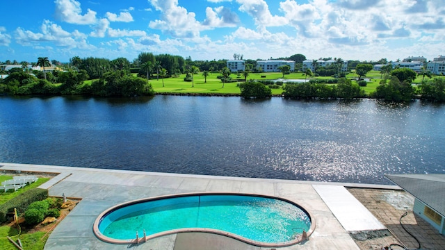 view of pool