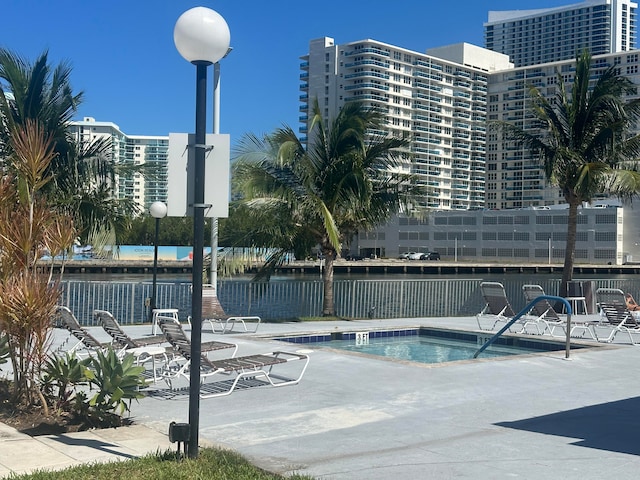 view of swimming pool