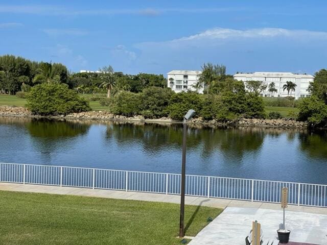 view of water feature