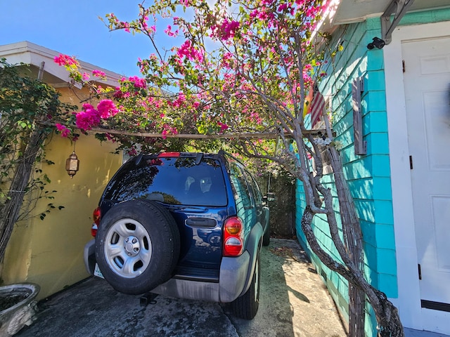 view of parking / parking lot