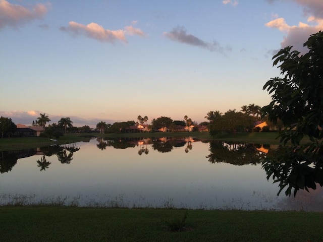 view of water feature