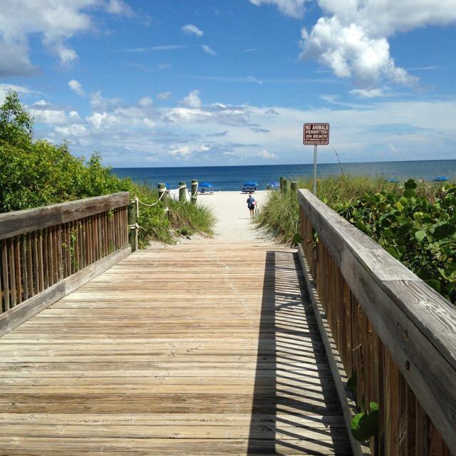 view of community with a water view and a beach view