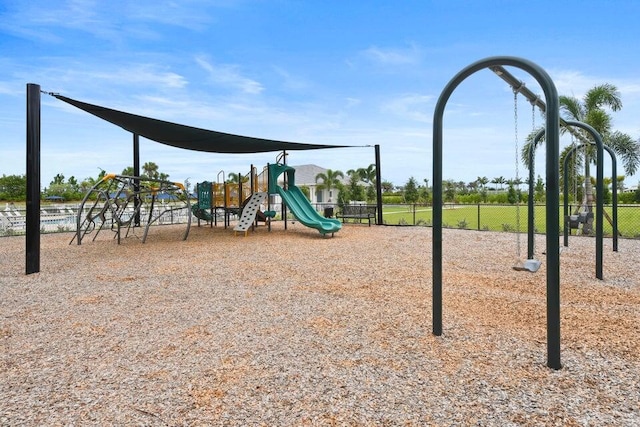 view of play area