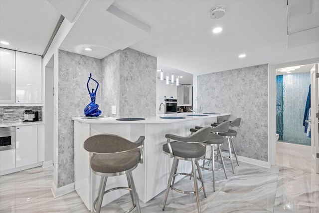 dining room featuring ornamental molding