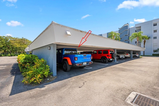 view of car parking