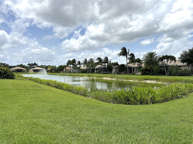 view of water feature