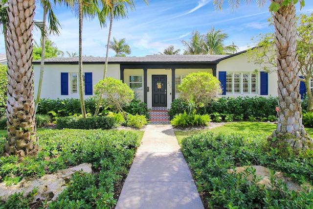 view of front of home