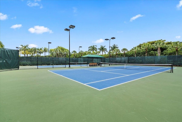 view of tennis court