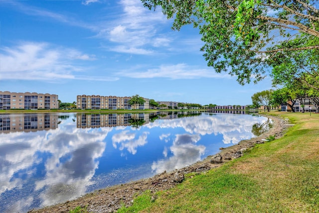 property view of water