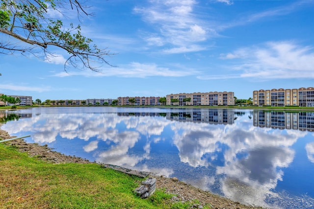 property view of water