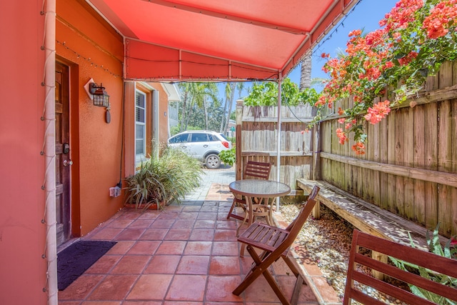 view of patio