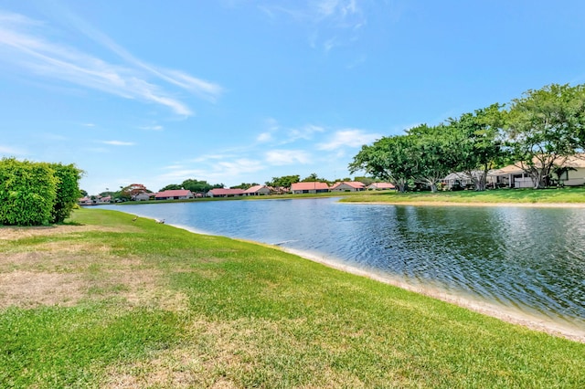 property view of water