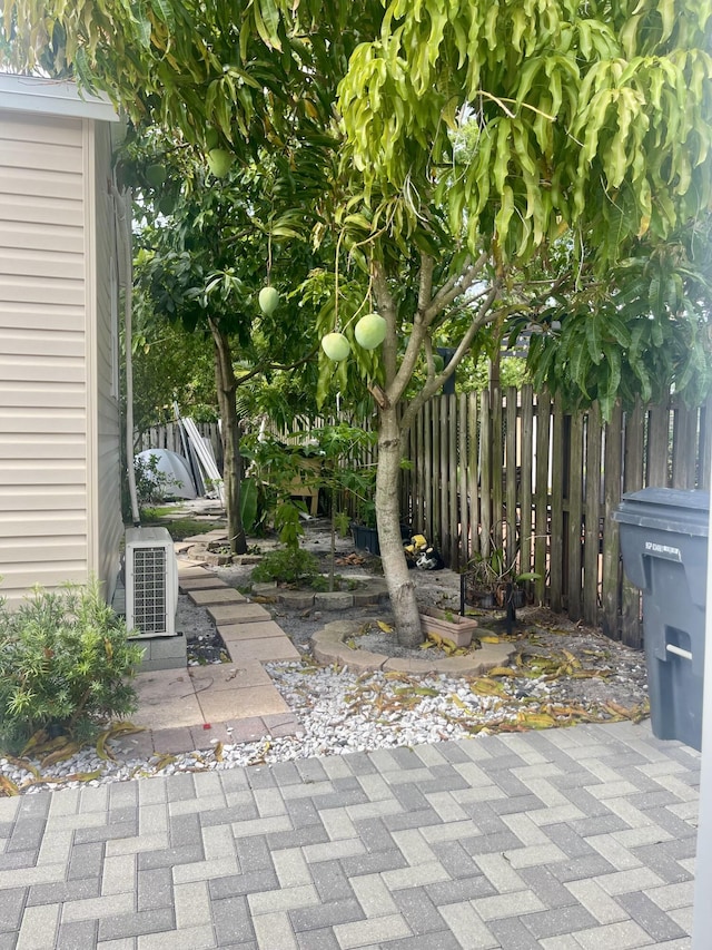 view of patio / terrace with ac unit