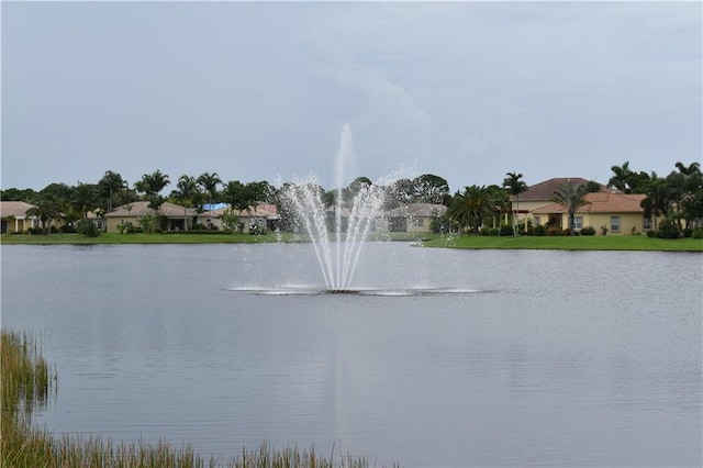 view of water feature