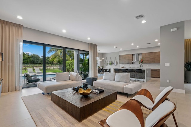 view of living room