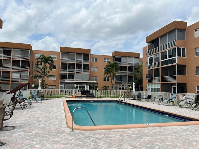 view of pool