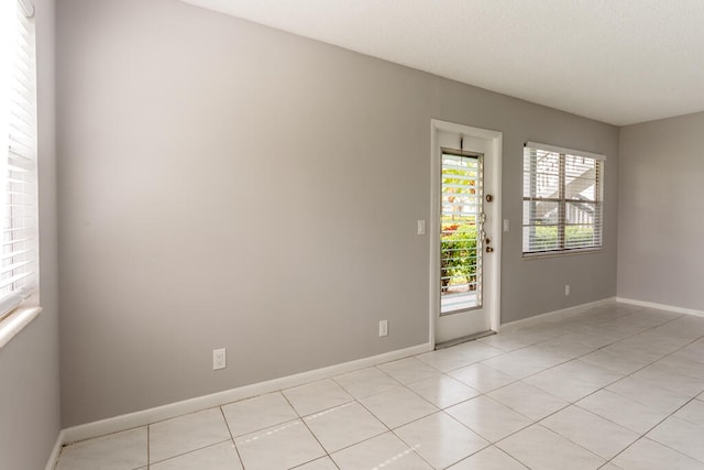 view of tiled empty room