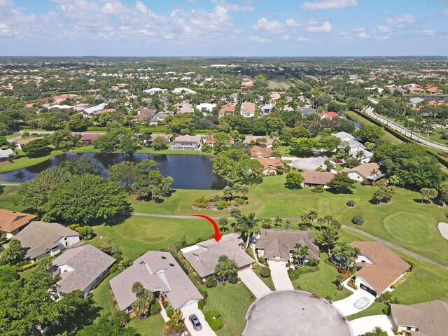 drone / aerial view featuring a residential view