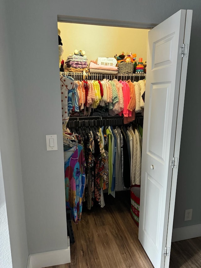 view of closet