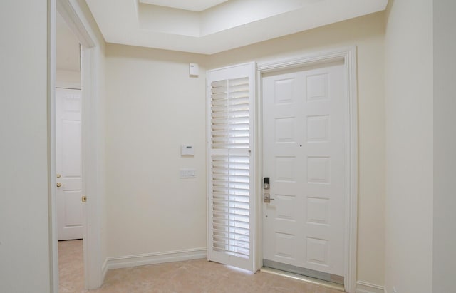 view of tiled entryway