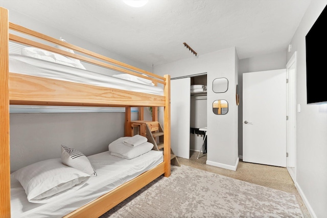 bedroom featuring a closet