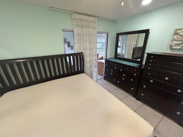 view of tiled bedroom