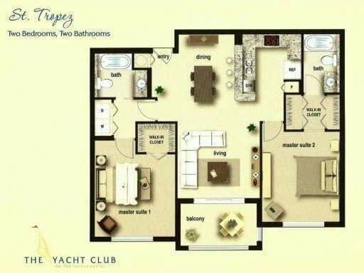 127 Yacht Club Way Unit 206, Hypoluxo, FL 33462 - plan