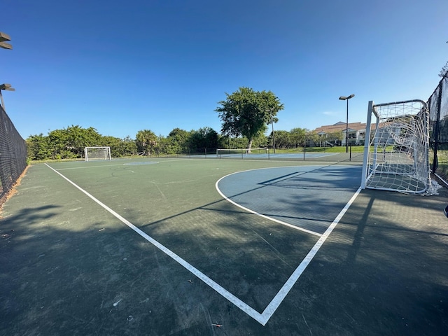 view of sport court