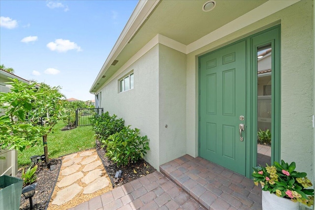 view of entrance to property