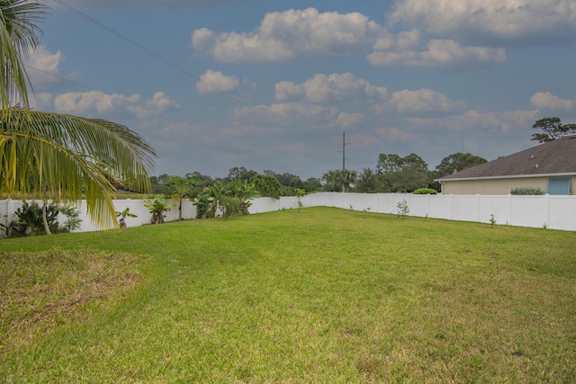 view of yard