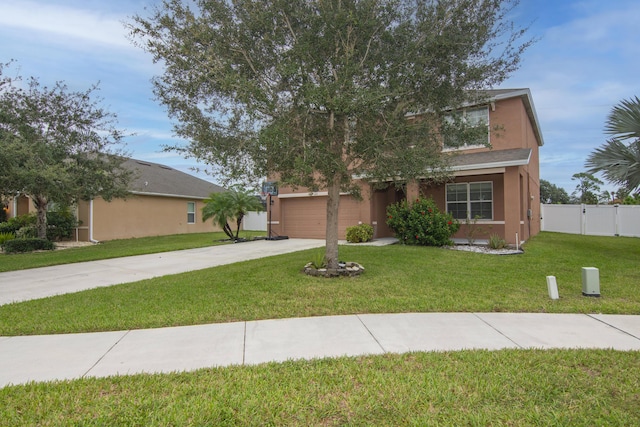 view of front of house featuring a front yard