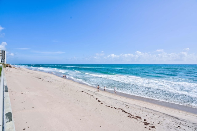 water view with a beach view