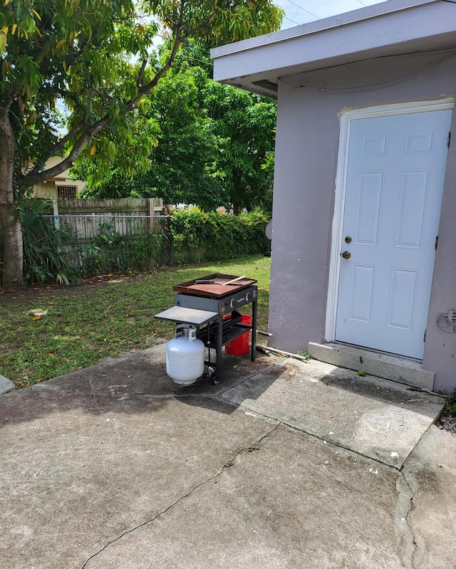 exterior space featuring a patio