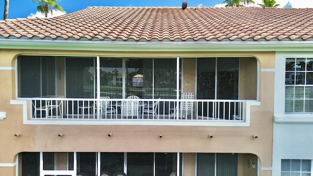 view of rear view of property