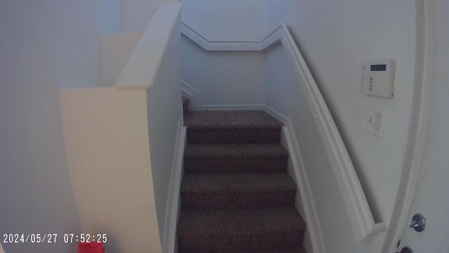 view of stairs