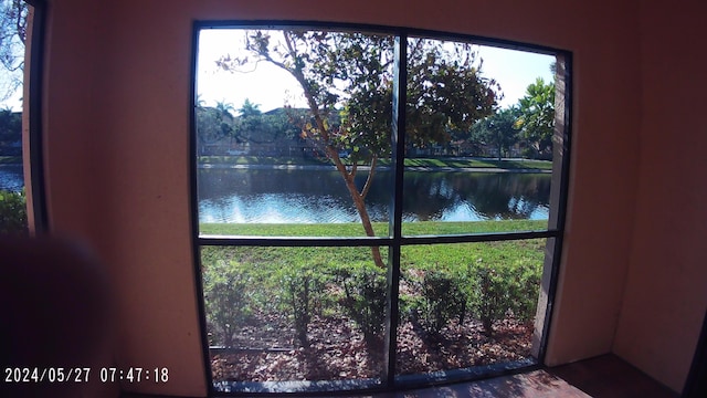 details with a water view