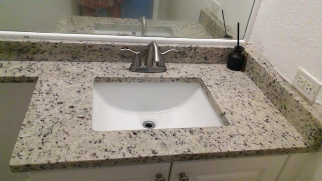 interior details featuring a sink