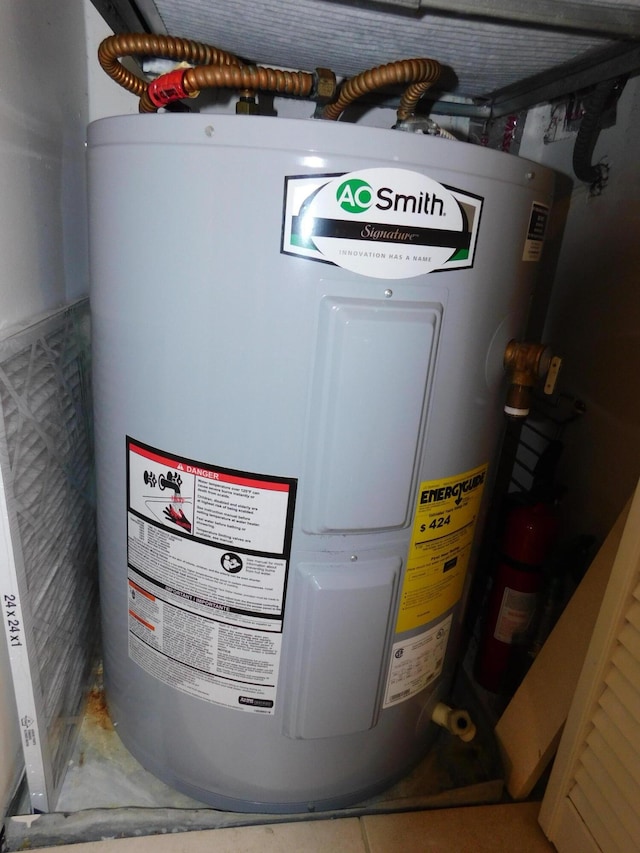 utilities with electric water heater