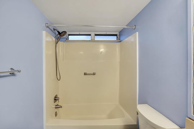 bathroom with  shower combination and toilet