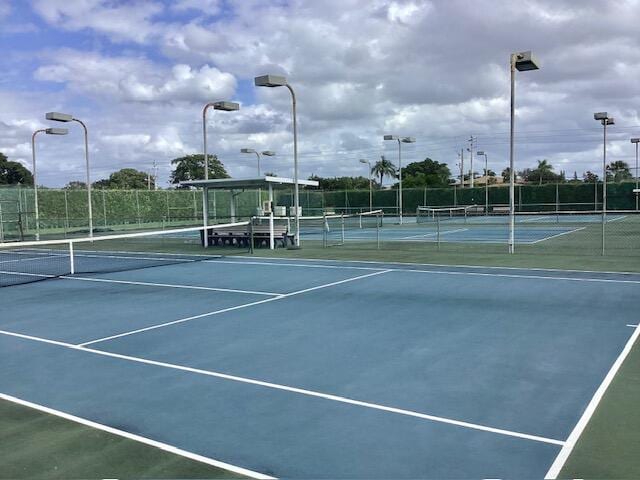 view of sport court