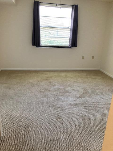 empty room with light carpet