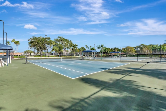 view of sport court