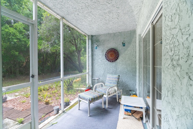 sunroom / solarium featuring a wealth of natural light