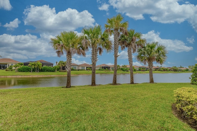 property view of water