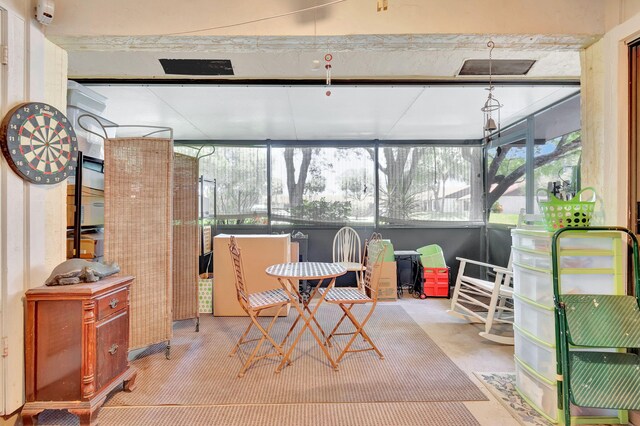 sunroom with a wealth of natural light