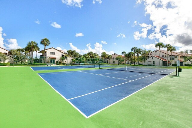 view of sport court