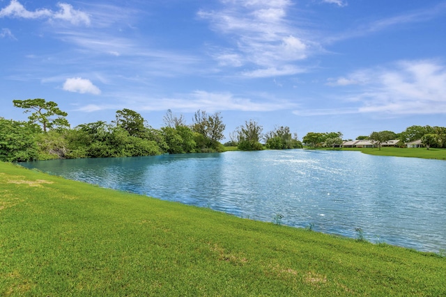 view of water feature